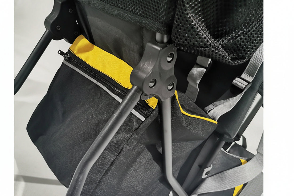 porte bebe randonnee armature aluminium renforcee rangement spatieux