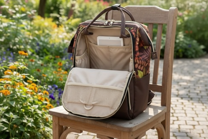 sac a langer ouvert vue interieur