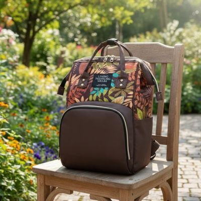 Sac a langer sur une chaise belle couleur d automne